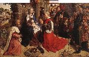 Hugo van der Goes Monforte Altarpiece oil on canvas